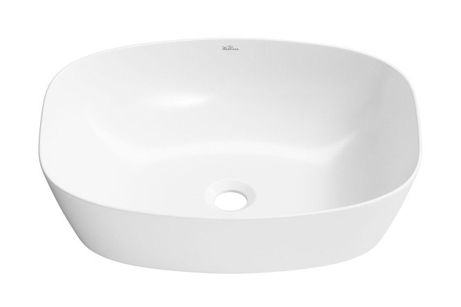 Изображение товара Накладная раковина Ground breaking 337702000 белый фарфор 51x13.5x39 см