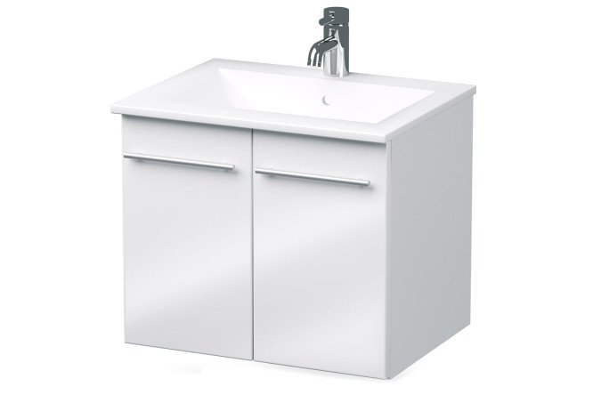 Изображение товара Подвесная тумба под раковину Аврора 58 см белая