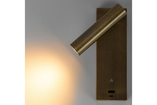 Светильник настенный CITILUX Декарт CL704433 с выключателем 1 кв.м, LED