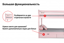 Кровать двухъярусная Соня с прямой лестницей 80х190 см