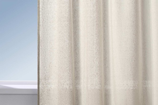 Изображение товара Штора HOFF Батик 145х300 см бежевый универсальная лента