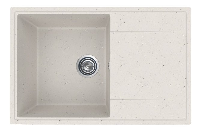 Изображение товара Мойка врезная PR-M 735-001 с крылом 73.5х47.5х17.5 см из искусственного камня