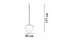 Люстра VITALUCE V5280-8/7 21 кв.м., 45х177х45 см, E14
