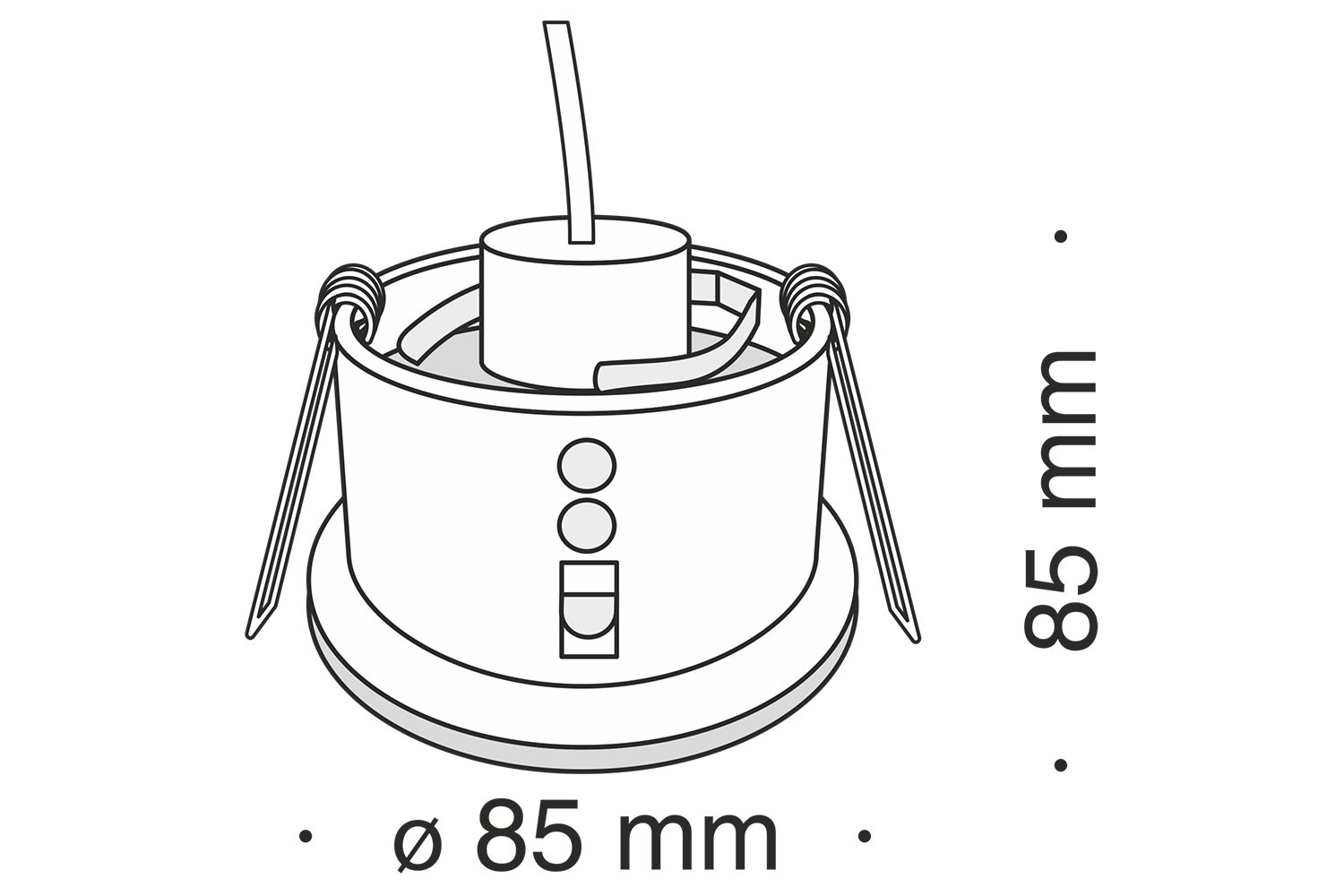 Светильник встраиваемый MAYTONI Downlight Zoom 8.5x8.5x8.5 см, GU10