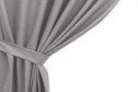 Штора на ленте Hosta 140х280 см, 1 шт., цвет серый