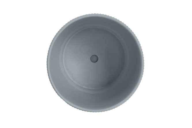 Горшок с блюдцем Mandarin decor Рельеф 15х16.4 см