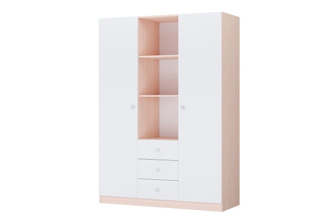 Изображение товара Шкаф трёхсекционный Simple 135х190х52 см