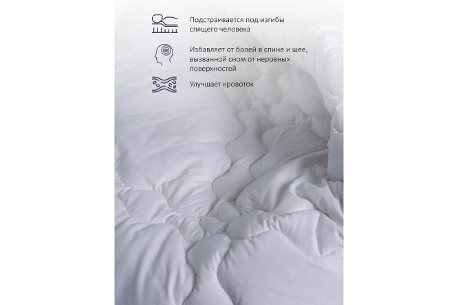 Наматрасник-топпер EDELSON Merino wool 160х200 см