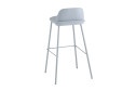 Барный стул Stool Group Mist 47х90х47 см, цвет сидушки серо-голубой, ножек серо-голубой