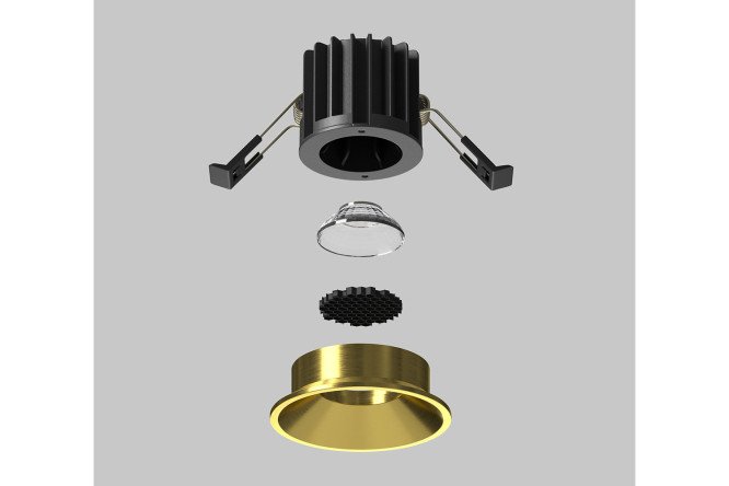 Светильник встраиваемый MAYTONI Downlight Round 6x5.3x6 см, LED
