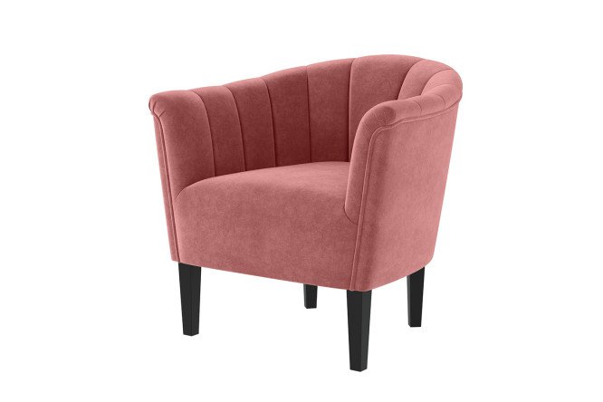 Изображение товара Кресло Аспен из велюра 82,5х81х74 см с максимальной нагрузкой 110 кг