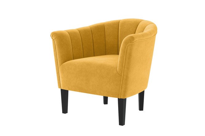 Изображение товара Кресло Аспен из велюра размеры 82,5х81х74 см максимальная нагрузка 110 кг