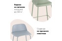 Барный стул Stool Group Mist 47х90х47 см, цвет сидушки жёлтый, ножек жёлтый