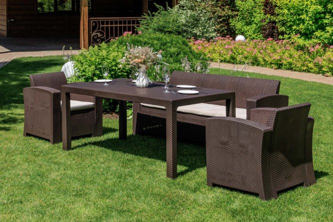 Изображение товара Комплект мебели Lana Lux Dining S цвет коричневый