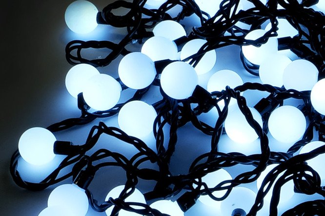 Изображение товара Электрогирлянда Шарики 10 м для украшения