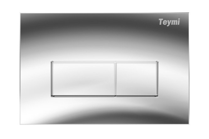 Изображение товара Клавиша с двойным смывом TEYMI Helmi T70202CH для инсталляции