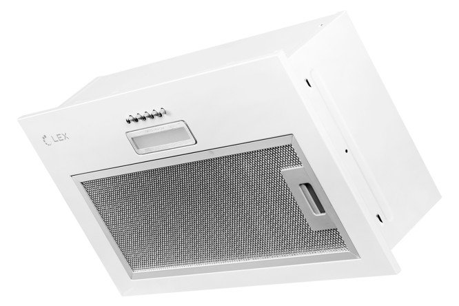 Изображение товара Вытяжка LEX GS Bloc Light 600 белая 52.5x12.8x29.1 см с рециркуляцией