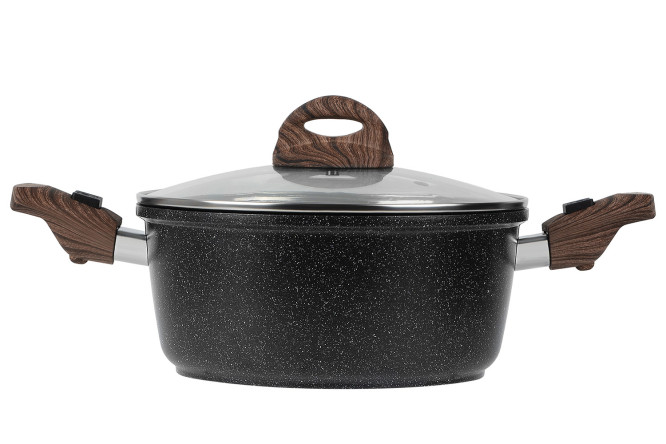 Кастрюля с крышкой PANAIRO Barbara Black 2 л
