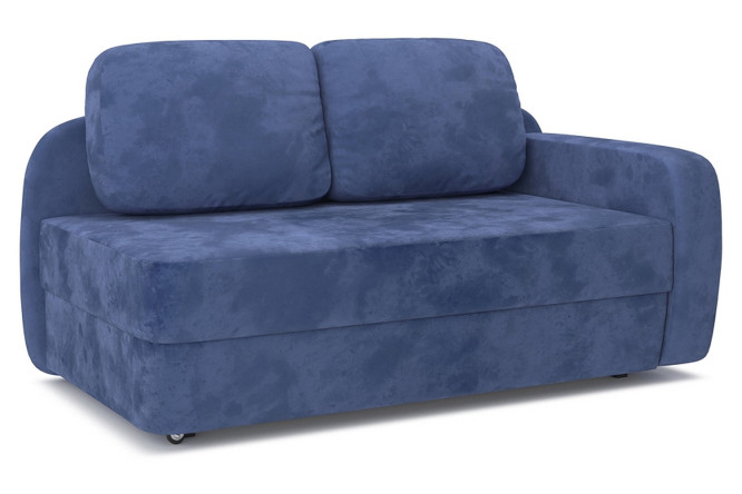 Изображение товара Кушетка Альта с подлокотником справа трансформация еврокнижка, размеры 165x72x87 см