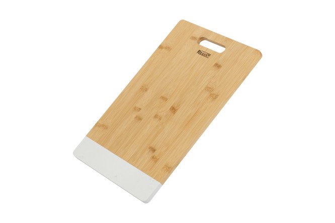 Изображение товара Доска разделочная REGENT Inox Bamboo 26х1.2х39.5 см из бамбука и мрамора