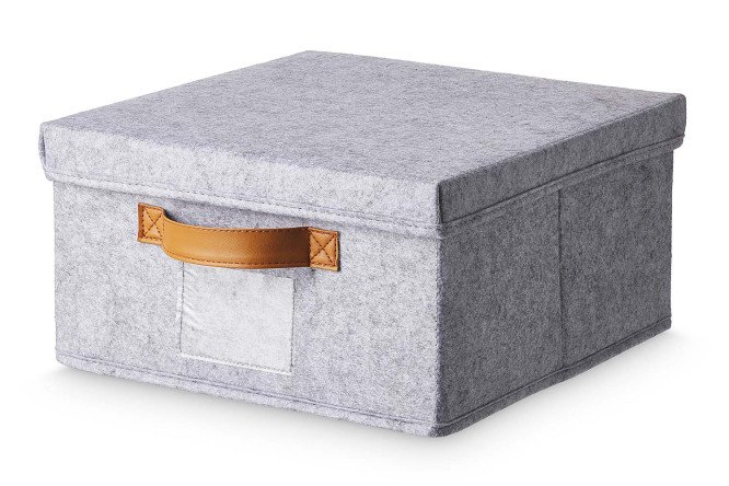 Изображение товара Кофр HOFF Felt с крышкой и ручкой 30x16x30 см для хранения
