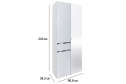 Шкаф для одежды 2-дверный Линда 90.8х220х38.2 см