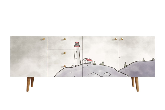 Изображение товара Комод удлинённый Berber для хранения вещей