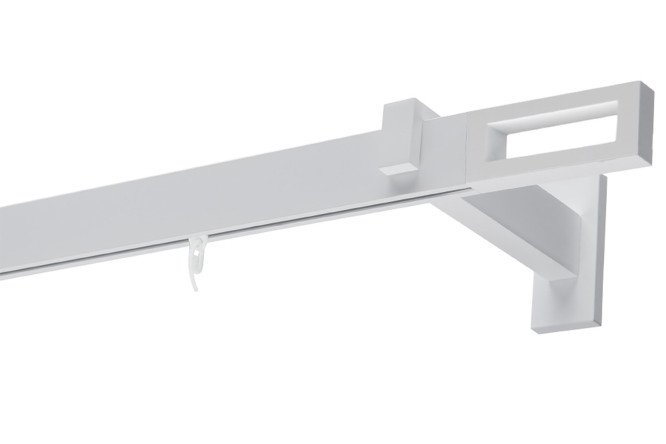 Изображение товара Карниз однорядный Хай-тек Фрейм составной 320 см для штор и тюля