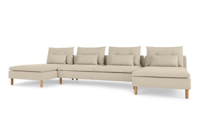 Изображение товара П-образный диван Ишим с просторными сиденьями и современным дизайном