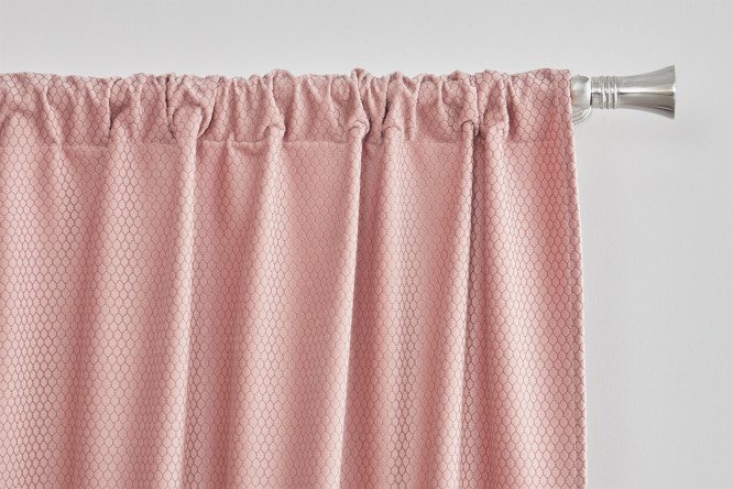 Штора ESTUDI BLANCO Zara 180х280 см, 1 шт., цвет серо-лиловый