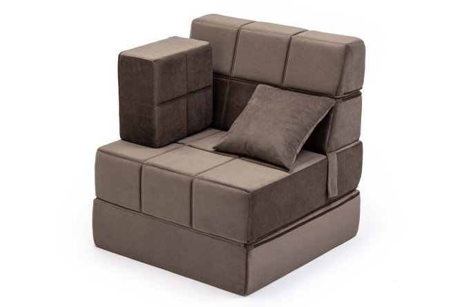Изображение товара Кресло-трансформер Maxi-cubes с спальным местом 78x200 см, компактное и удобное