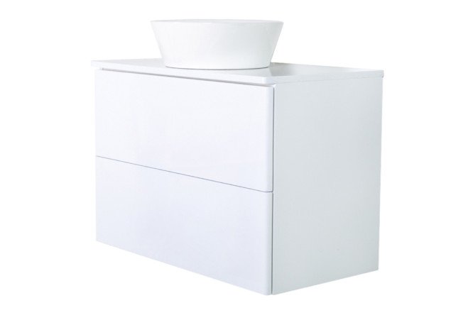 Изображение товара Тумба подвесная ORANGE Otto Ot-75TuMDF 75.4 см, цвет каркаса белый, фасада белый