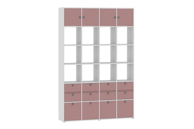 Изображение товара Стеллаж Bricks с 24 секциями и дверцами для хранения