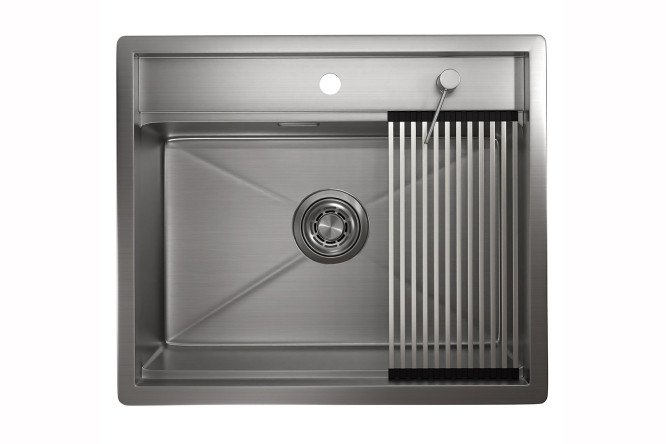 Изображение товара Врезная мойка GRANULA Kitchen Space KS-6051 из нержавеющей стали 60х51х24.5 см