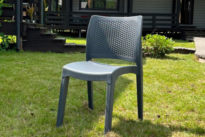 Изображение товара Стул July 52х49х84 см, цвет каркаса графит, отделки графит