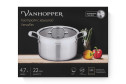 Кастрюля с крышкой VANHOPPER Versailles 4.7 л