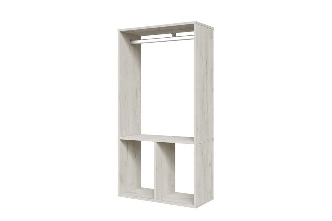 Изображение товара Стеллаж Quattro New со штангой для вещей 64.2х123.6х28.8 см