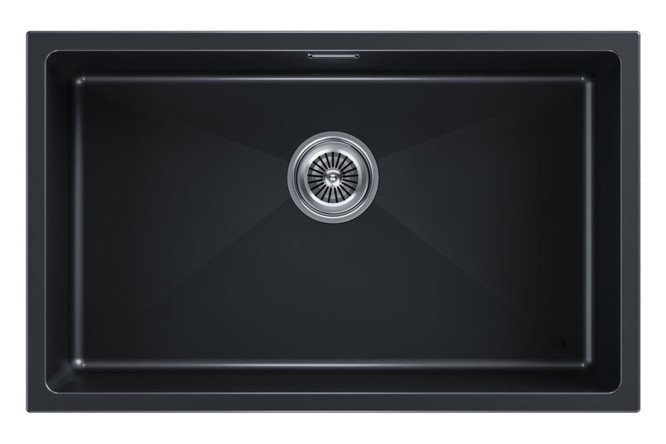 Изображение товара Мойка врезная PAULMARK Lumi 74UNI IT-GRANIT LU74-BLM 74х46х21 см