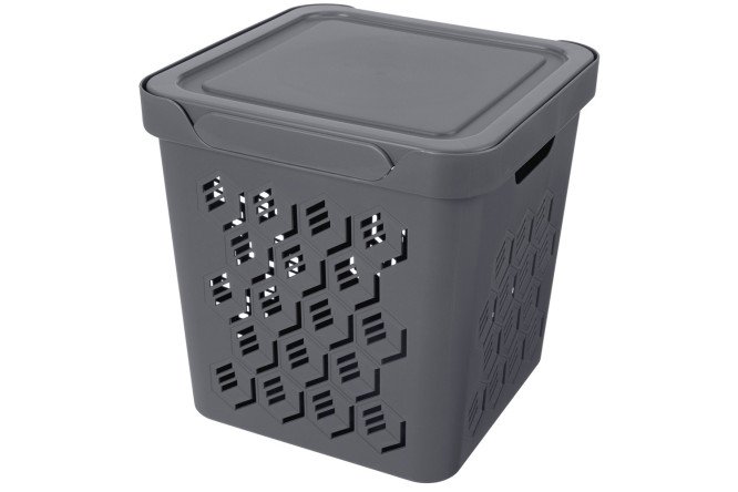 Изображение товара Ящик универсальный с крышкой Deluxe 28.6x28.6x28.6 см, 18 л