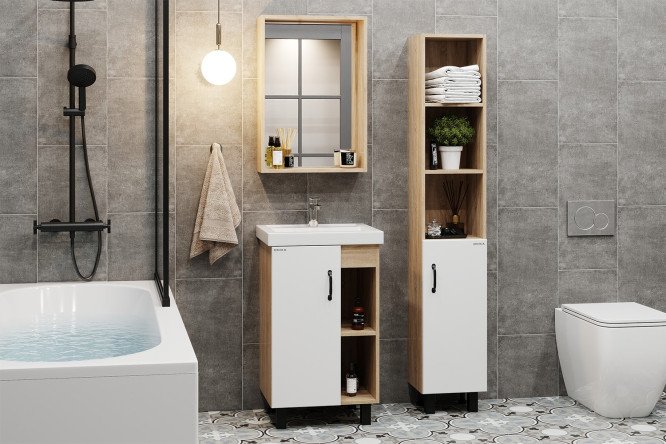 Изображение товара Ванный гарнитур  Тимбер 50, белый