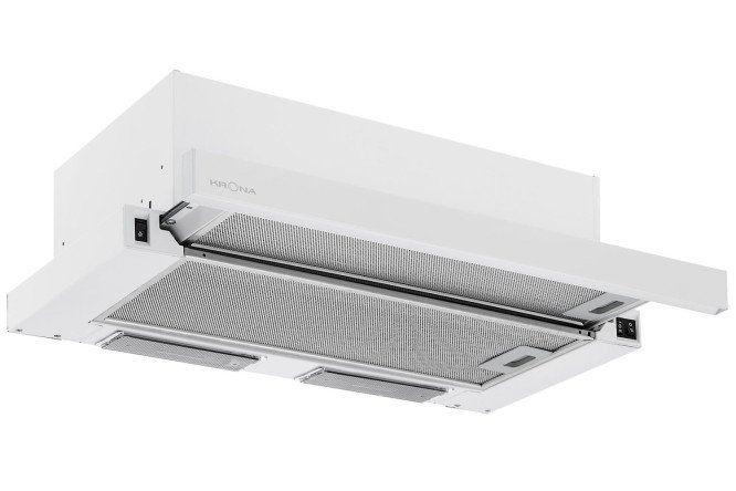Изображение товара Вытяжка KRONAsteel Vendy 600 White KRHD108 60x17,6x30,4 см, рециркуляция