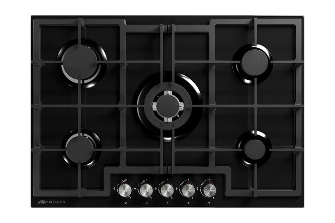 Изображение товара Газовая панель MILLEN MGHGD 7501 BL 74 см 5 зон нагрева