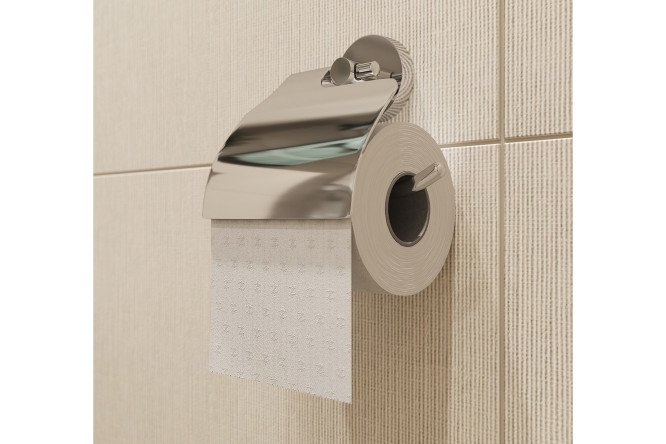 Держатель для туалетной бумаги IDDIS Sena с крышкой