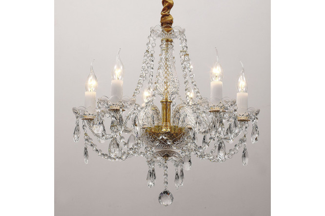 Изображение товара Люстра подвесная FAVOURITE Simone 52x148 см с освещением 12 кв.м