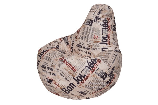 Изображение товара Кресло-мешок Бонджорно XXL большое мягкое велюровое кресло для отдыха