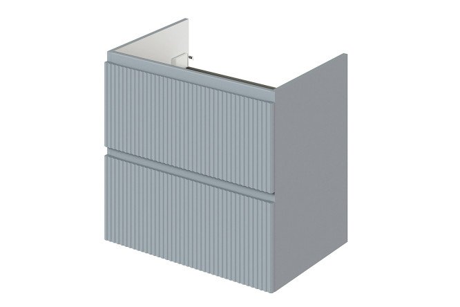 Изображение товара Подвесная тумба под раковину Kate 63.6 см серо-голубая МДФ