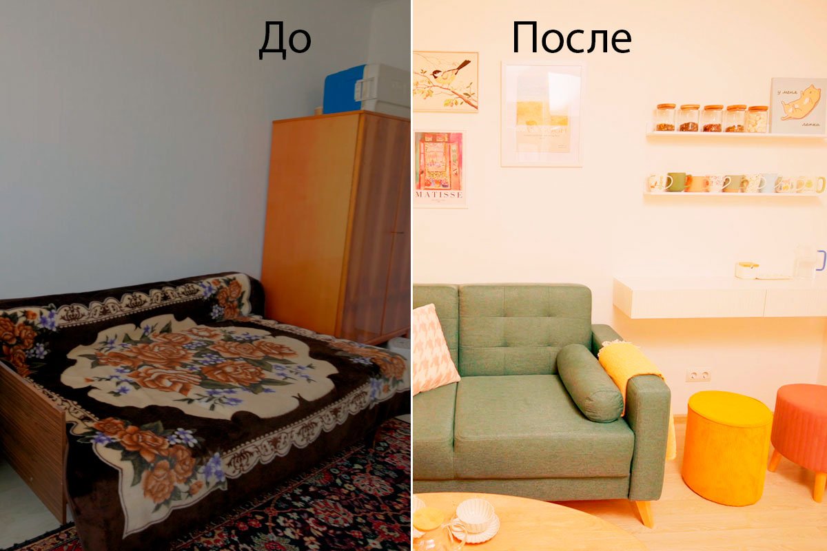 Из неуютной комнаты — в пространство для жизни, работы и отдыха