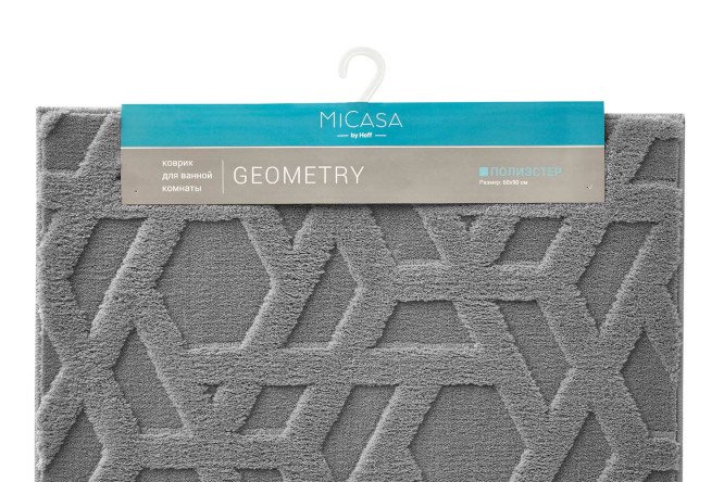 Коврик для ванной комнаты MICASA Geometry 60x90 см