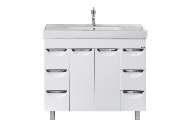 Изображение товара Тумба напольная София 100 П-Соф01100-0116Я с 6 ящиками 100.5 см, цвет каркаса белый, фасада белый