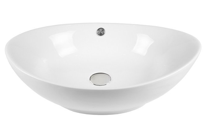 Изображение товара Раковина накладная BOND Oval S55-590 Накладная, 59х19х38 см